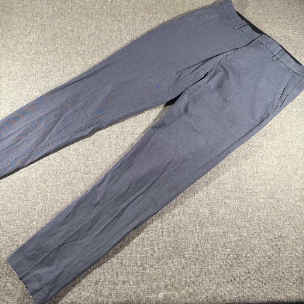 Bonobos Slim Taper Dress Pants Mens 32x32 Blue‎ Gray Monday Stretch Chino